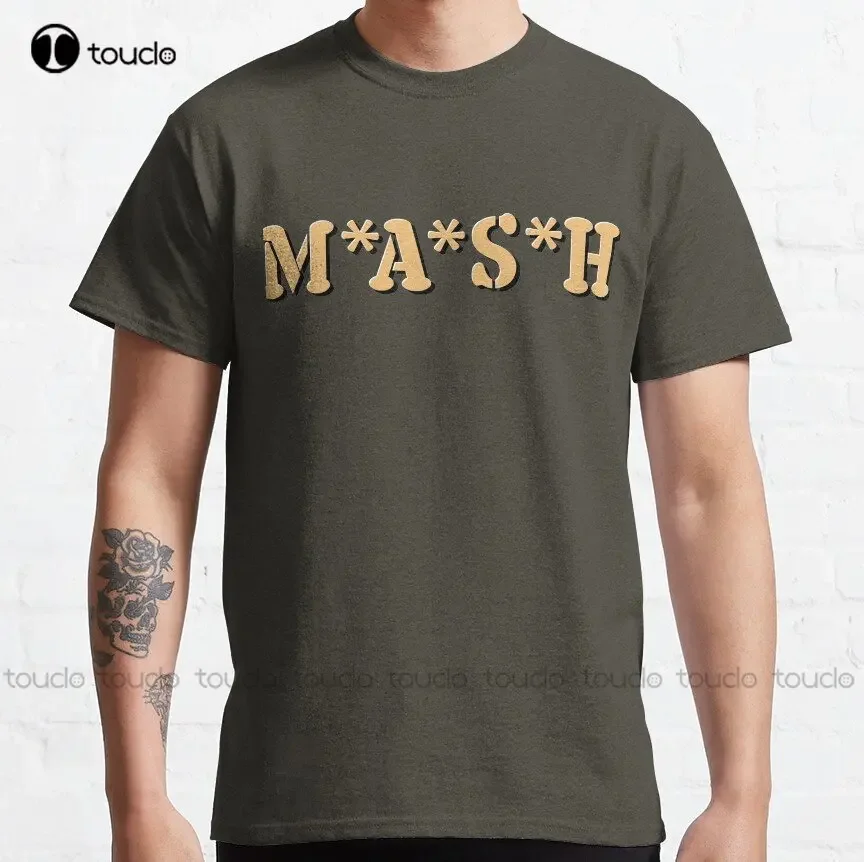 Mash M A S H, Mobile Classic T-Shirt College T Shirts Printed Tee Custom Aldult Teen Unisex Digital Printing Tee Shirts Xs-5Xl