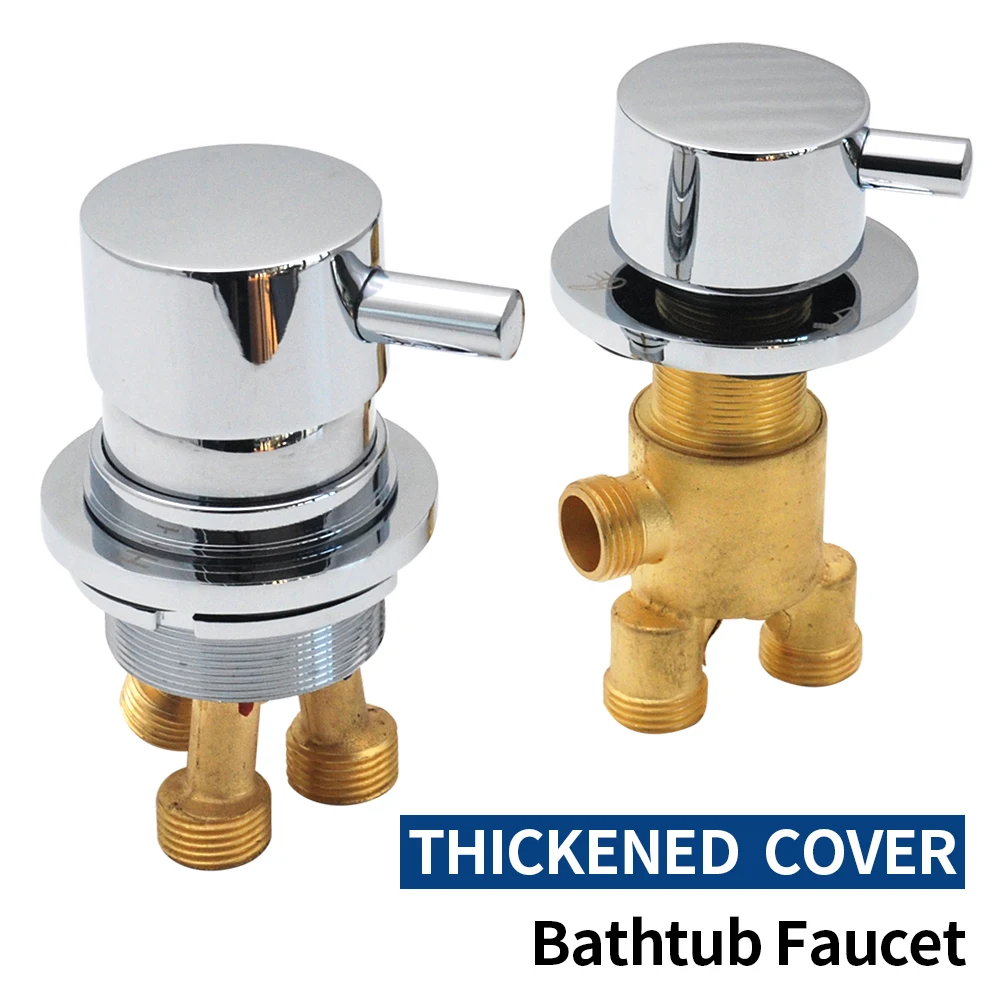 Hot and Cold Mixing Bathtub Faucet Split 2PCS Mixer Wafterfall Handle shower Switch Valve Bathtub Tap Solid Brass 50 Hole Size