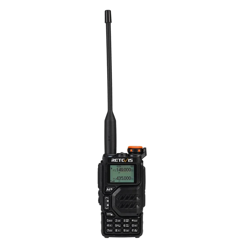 Walkie Talkie AM FM Airband Frequency Receiving UHF VHF Dual Band Multi-Band Receiving USB C Charge 5W Ham Radio