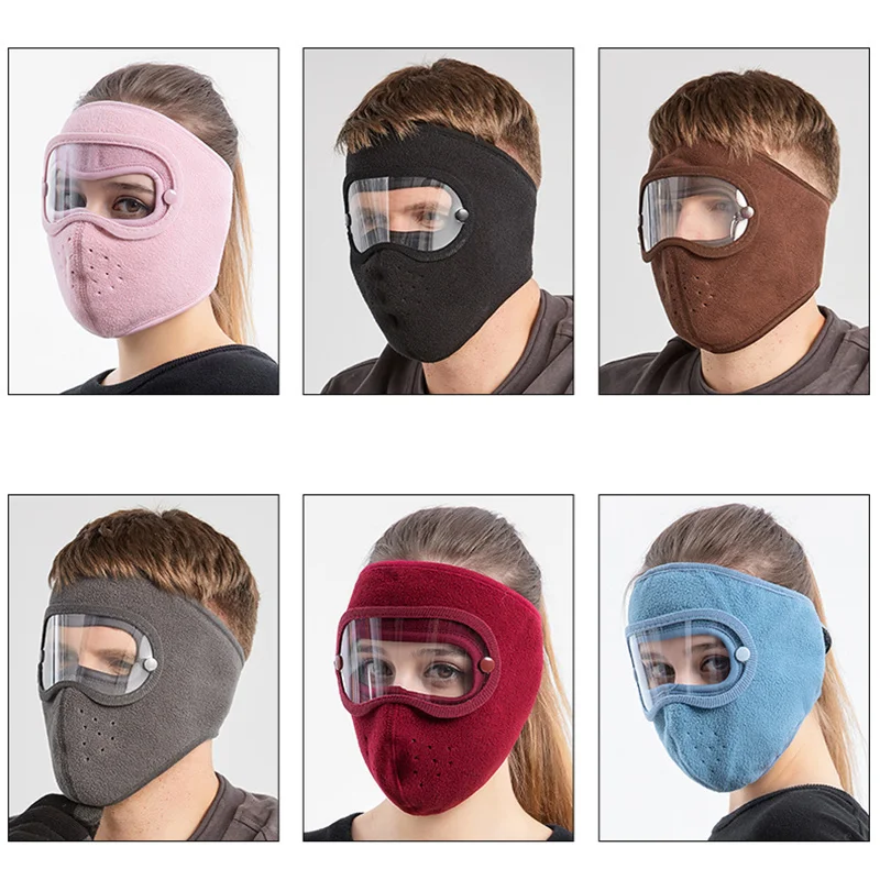 Winter Warm Face Mask Anti Dust Cycling Bicycle Mask Ski Mask for Men Women Cold Weather Outdoor Activities Windproof Mask image 4