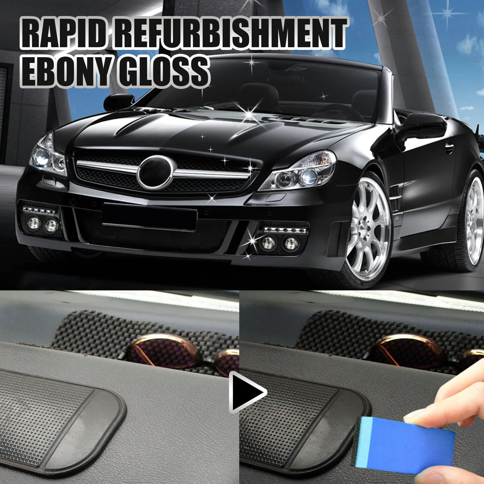 Automobile Plastic Restorer Prevent Cracking or Fading of Leather Suitable for Car Detailing Cleaning