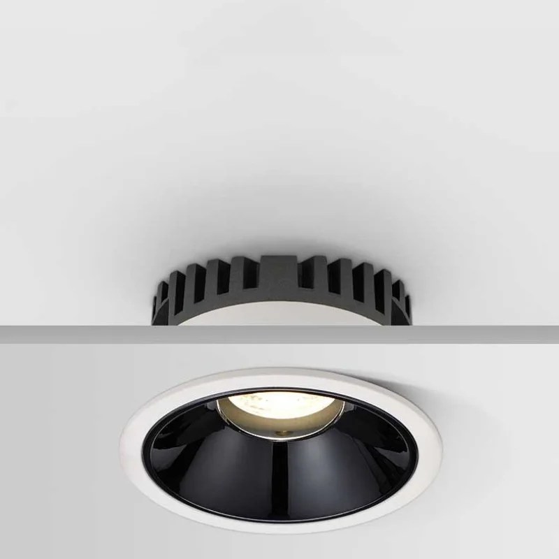 Imagem -03 - Holofote Cob Regulável Ultra-fino Anti-reflexo Downlight Led Embutido Spot-it de Alumínio Iluminação Interior 5w 7w 8w 10w 18w