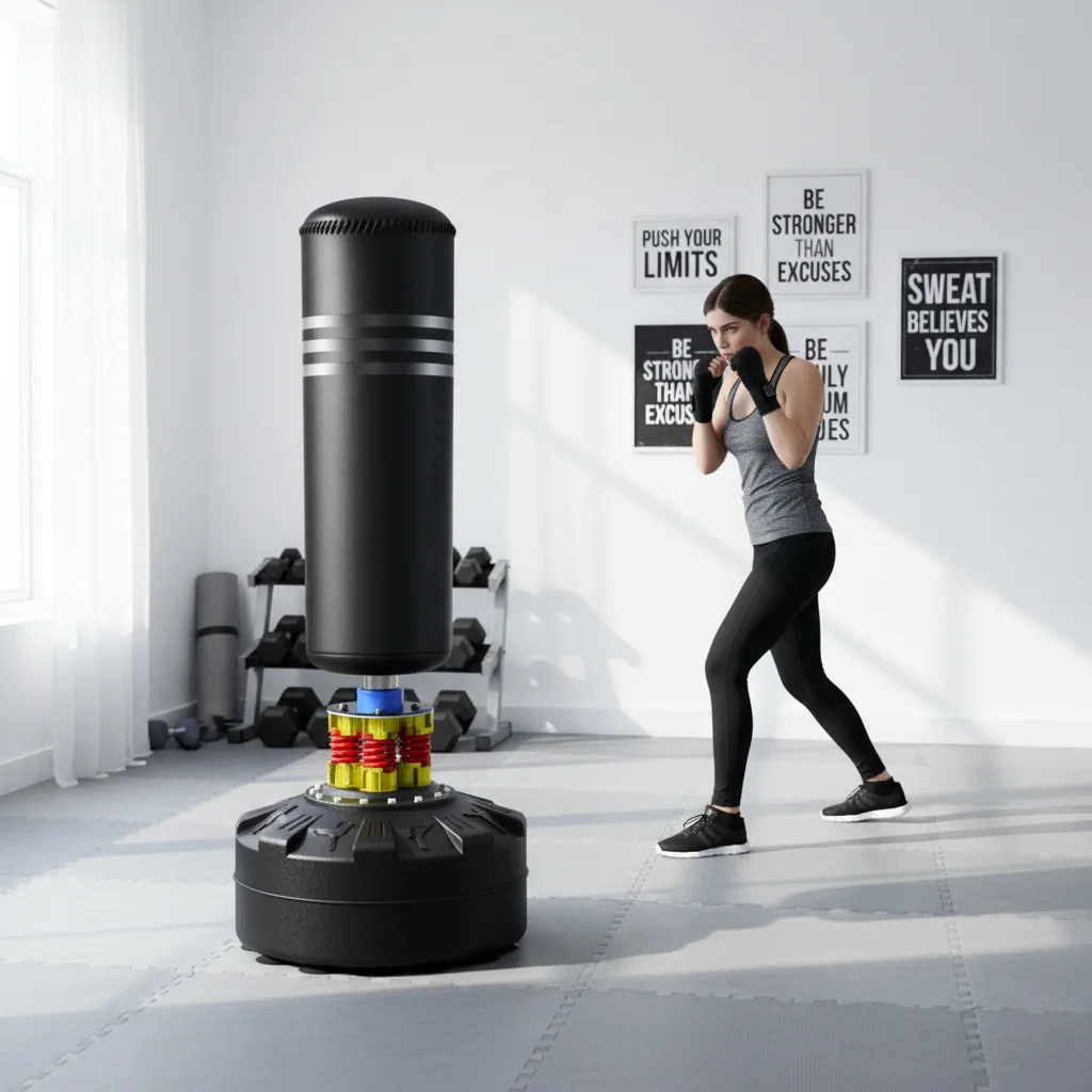 Picture 6: 2026 High Shock Absorption Boxing Punching Bag Gym Sandbags Boxing Heavy Bag Stand for Stress Relief and Exercisepromote sales
