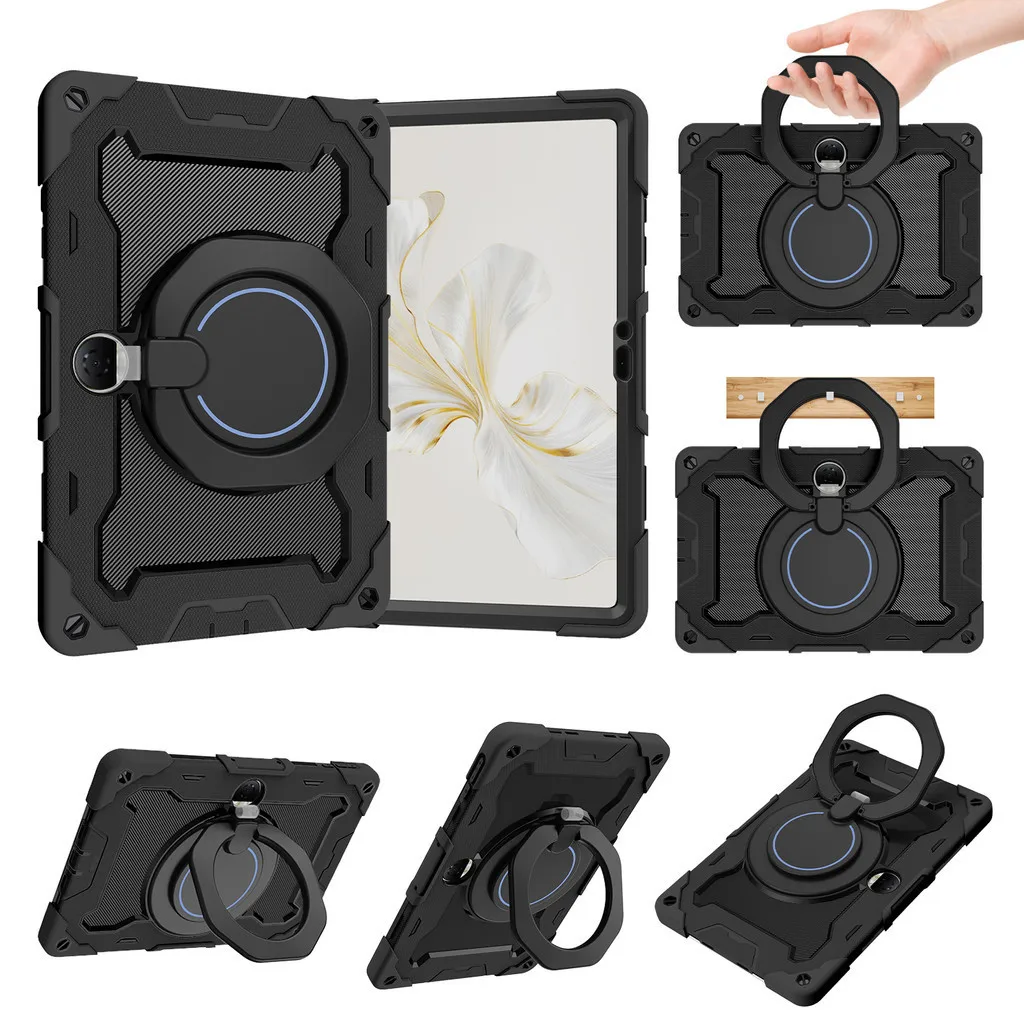 

Вращающаяся на 360 ° подставка для планшетов Honor Pad 9 12,1 "2023 V8 Pro 8 12 X9 X8 Pro 11,5 дюймов V7 Pro 11 дюймов X8 Lite 9,7, армированный чехол