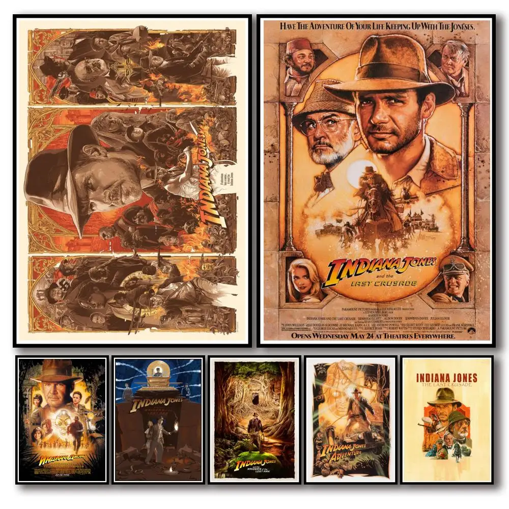 30 designs Indiana Jones canvas painting Home Decal canvas coffee art canvas house bar