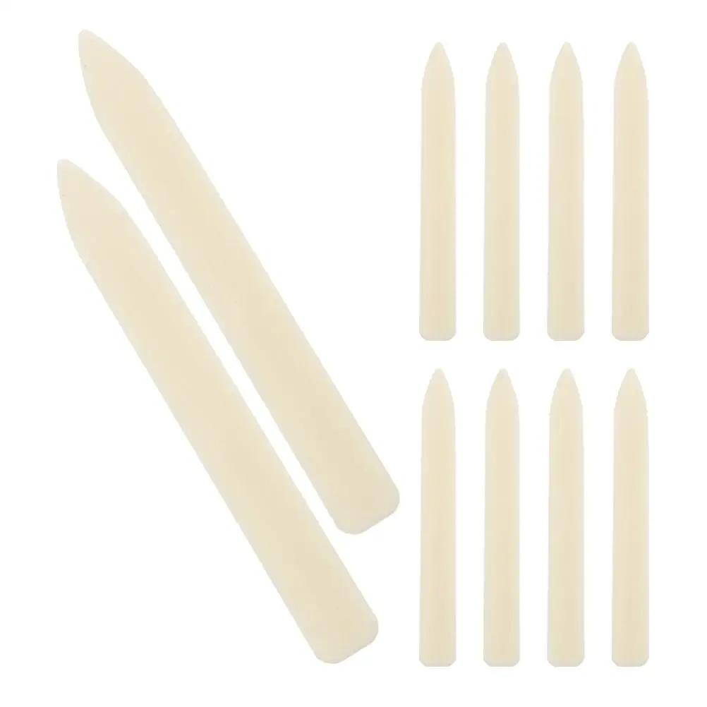 10 Pcs Origami Knife Bone Folder Tool for Paper Crafting Book Binding Tools Bookbinding Plastic Burnisher Kit Cutting Device