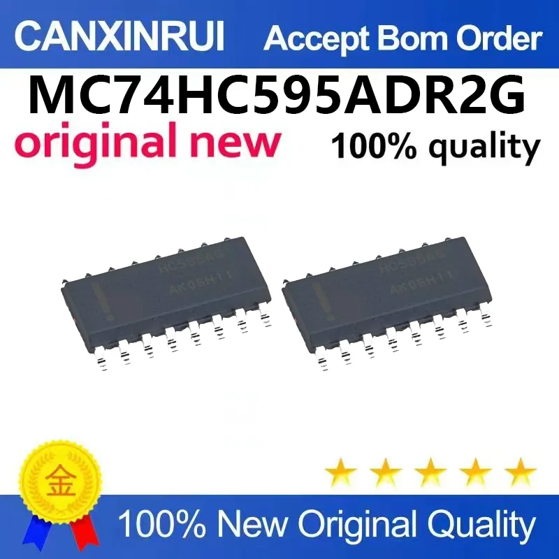 (5pcs-100pcs)Brand new original SMT MC74HC595ADR2G SOIC-16 logic chip register IC