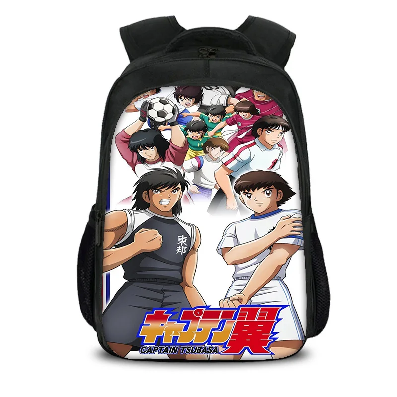 

Captain Tsubasa Double layer Backpack Durable Trendy Versatile Large Capacity School Boy and Girl Birthday Best Gift