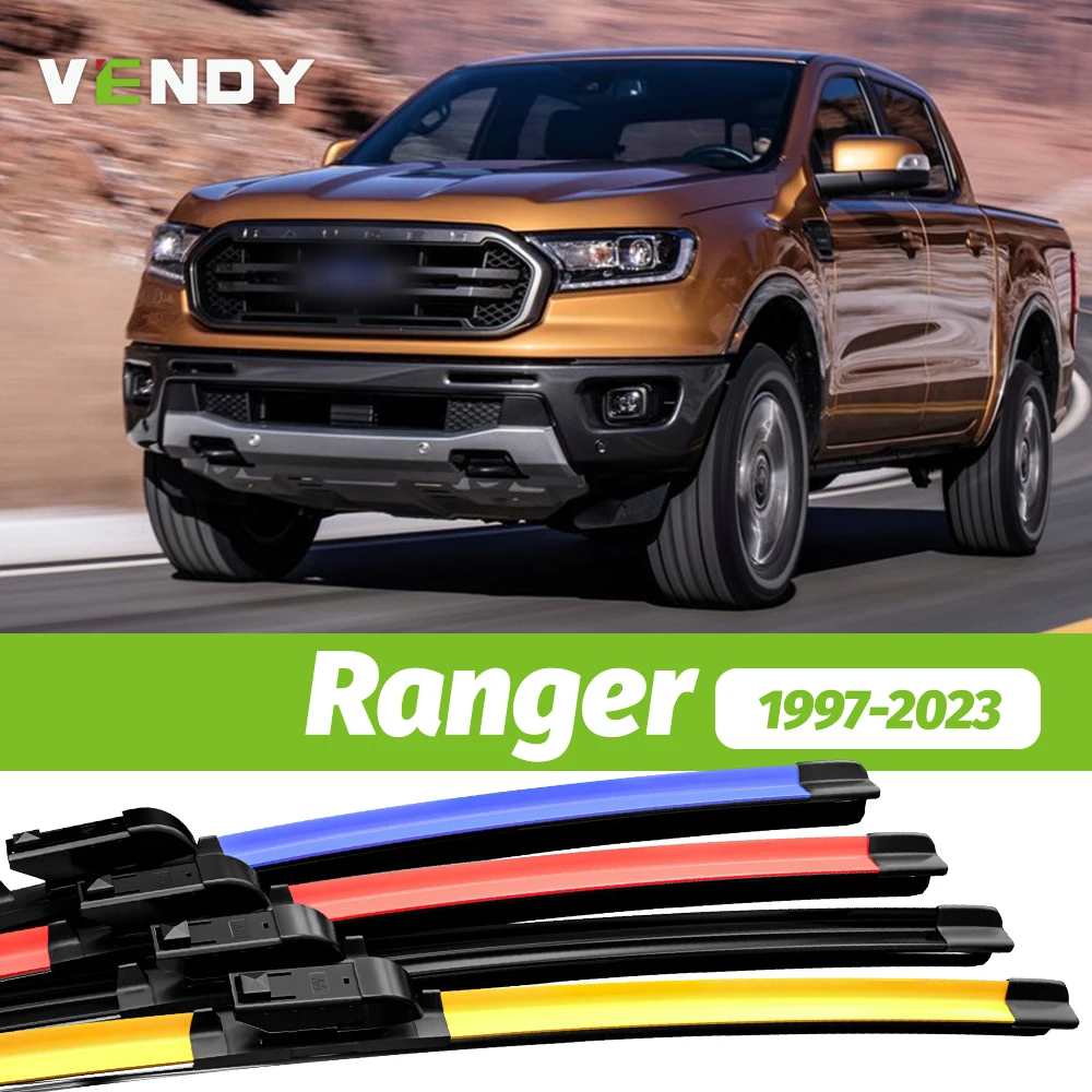 2 stücke Frontscheibe Wischer Klingen Scheibenwischer Für Ford Ranger 1997-2023 2013 2014 2015 2016 2017 2018 2019 2020 2021 2022