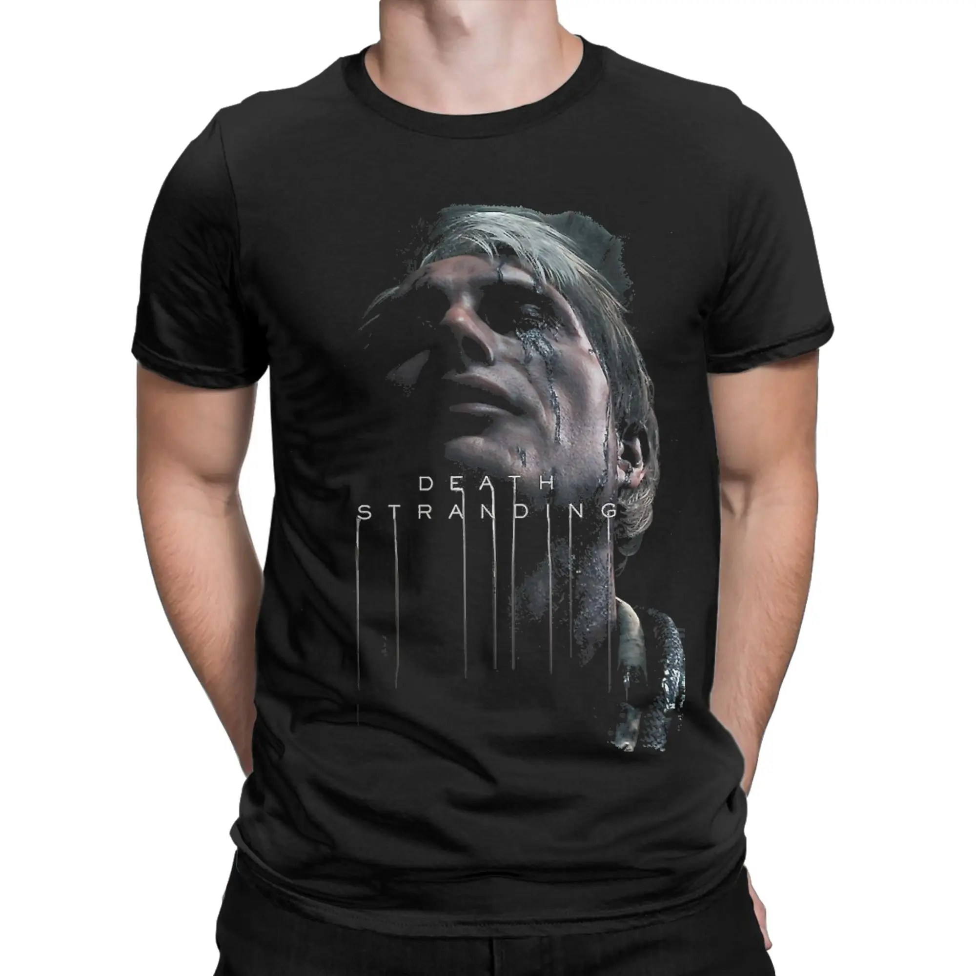 Death Stranding Gmae Metal Gear Solid T Shirt Summer  Cotton T Shirts For Men's Casual Tshirt Short-Sleeve Y2K Casual Tops