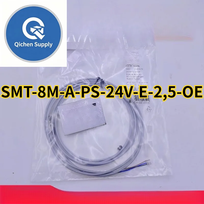 1PC New SMT-8M-A-PS-24V-E-2,5-OE Proximity Sensor Switch 574335 Magnetic Cylinder Sensor 2.5m Cable