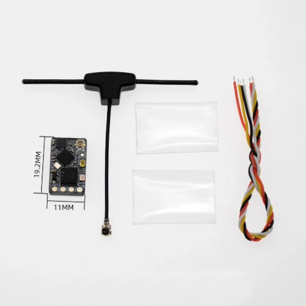 

ELRS 2.4G/915MHz Receiver Ultra Light for FPV Racing Drone Long Range RC Quadcopter 3.6V-5.5V 50mw CRSF Protocol Antenna