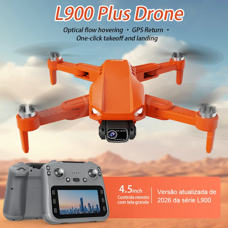 L900 Plus GPS Drone 4K Professional 5G HD Dual Camera Photography Brushless Foldable Quadcopter With Large Screen RC Drones Toys