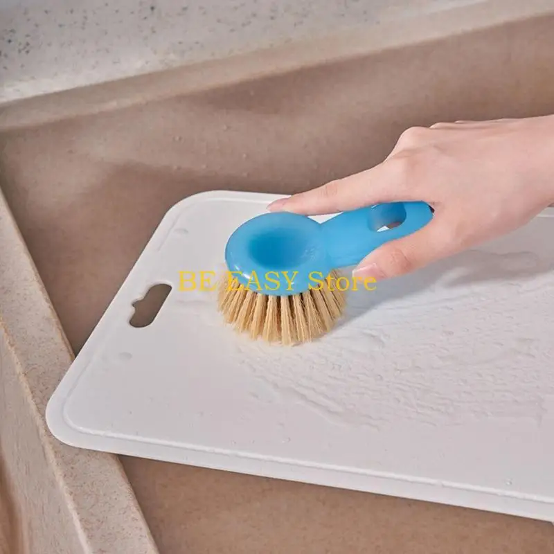 E28F Vertical Dish Brush With Compact Size For Sink And Pot Scrubbing Tasks