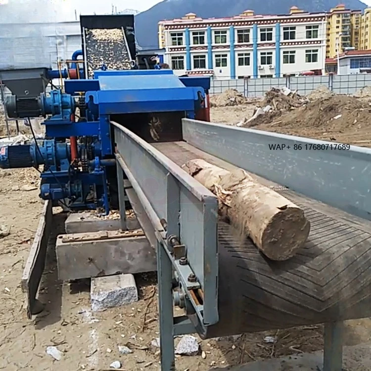 High Performance Simple Operation Logs Wood Chipper Shredder Strong Drum Wood Chipper