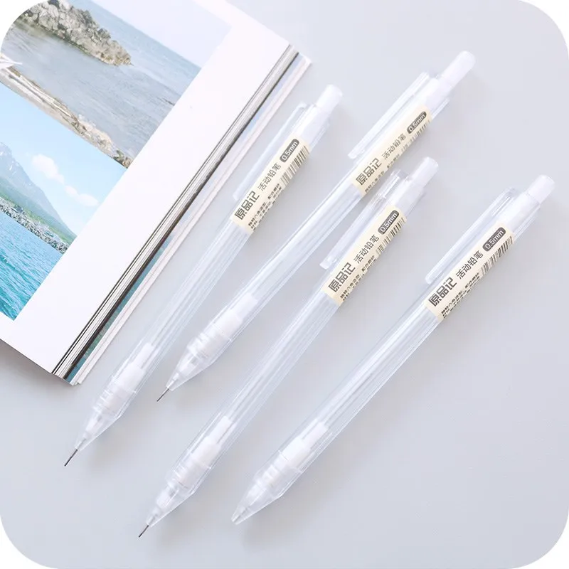 Cute Kawaii Simple Style 0.5mm Point Mechanical Pencil for School Office Supplies Prizes Gifts