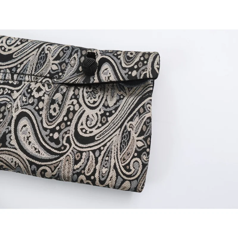 2026 Winter Damen Vintage Jacquard-Mantel Langarm Doppelreihiger Langer Mantel Elegante Lässige Oberbekleidung für Damen – Detail 15