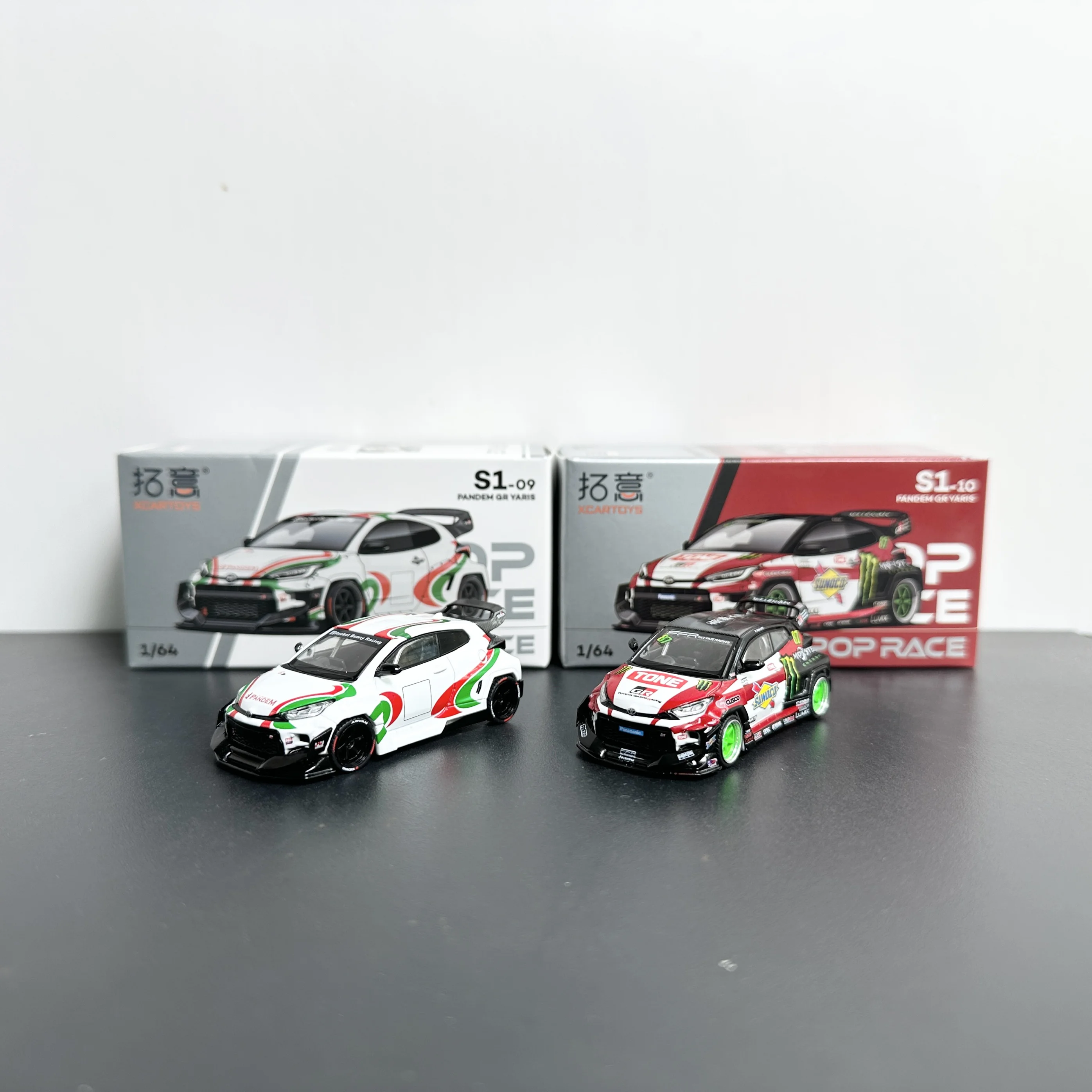 1:64 تويوتا، ياريس، موديل بانديم GR ياريس نموذج سباق، نموذج TOEIC POSRACE
