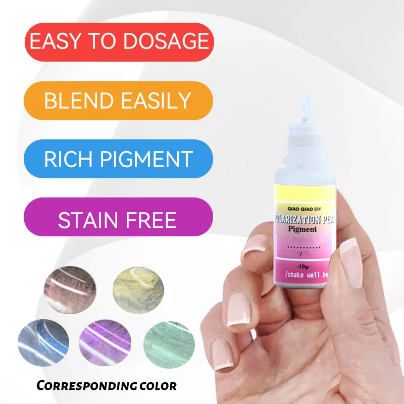 Starry Sky Epoxy Resin Pigments - 5 Colors Set. Perfect for DIY Jewelry Making & Resin Painting. Each Bottle 10ml / 0.34oz. view 6
