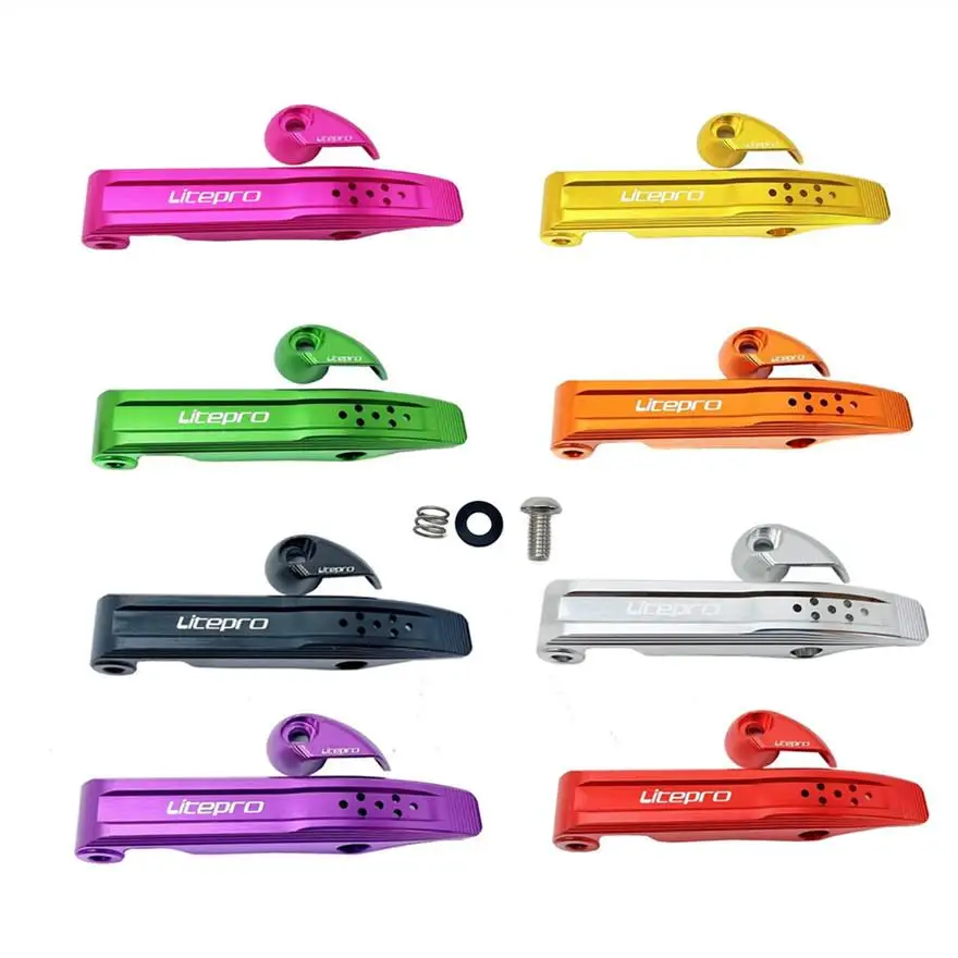 

Защитная пряжка складной ручки Litepro для складного велосипеда Dahon Fnhon, защитная крышка из алюминиевого сплава