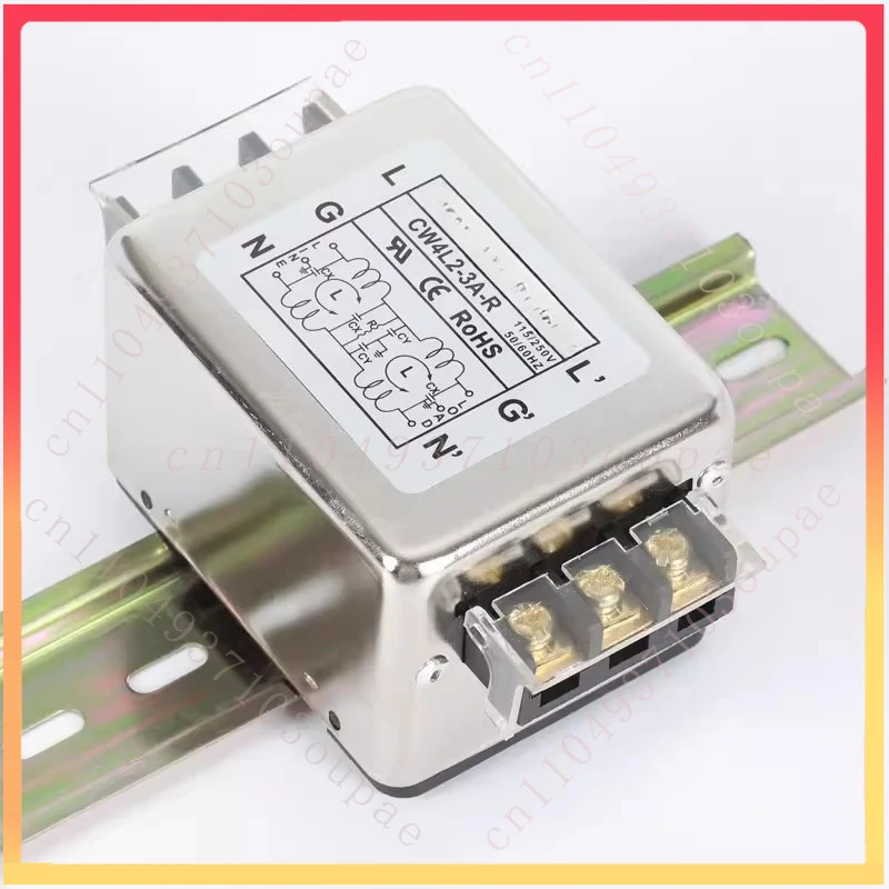 Power Filter 220v Terminal Block FOR CW4L2-3A 6A 10A 20A 30A-R Bottom Rail