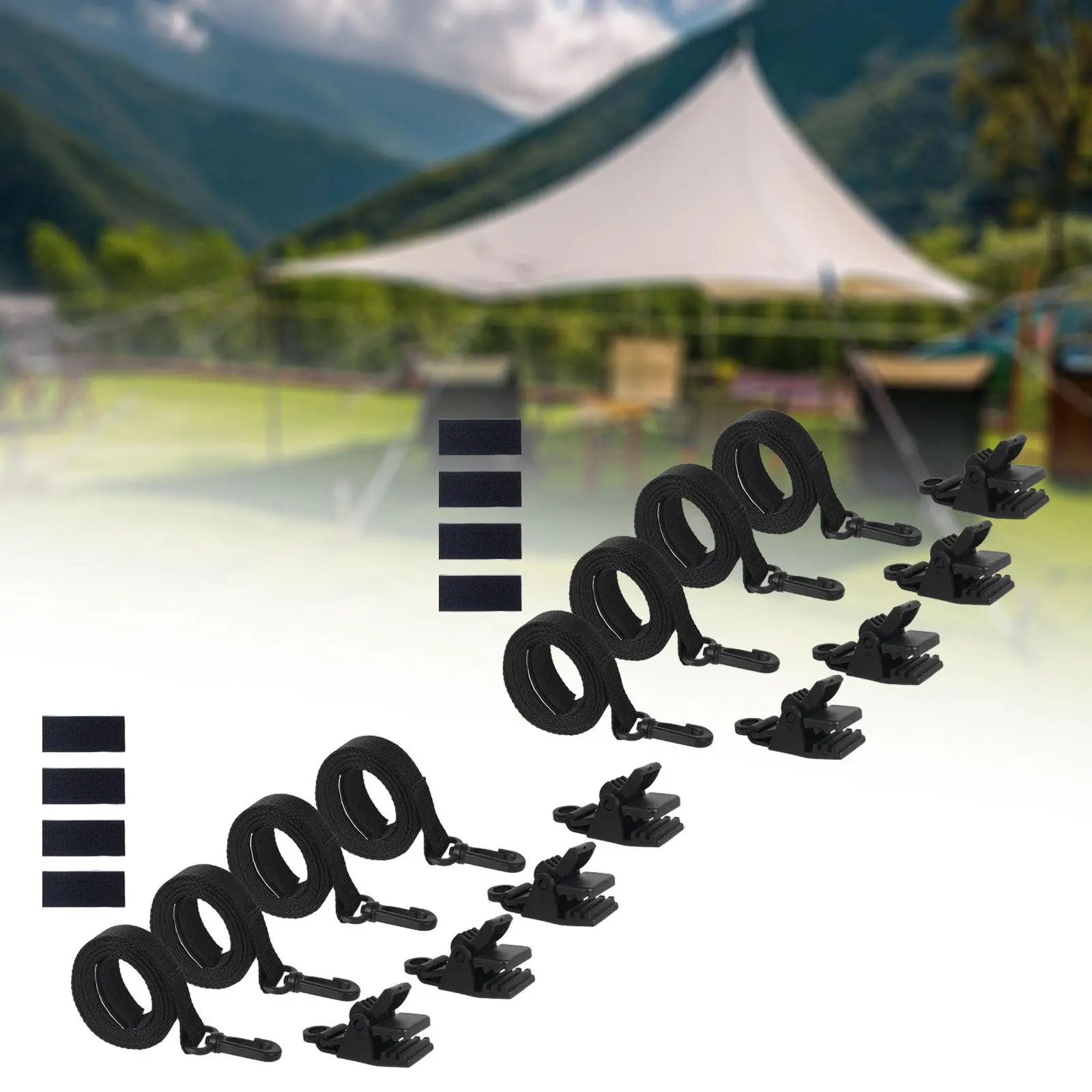 

24x Pool Solar Cover Reel Attachment Kit Universal Easy Installation High Performance Strong Grip Ground Swimming Accessories