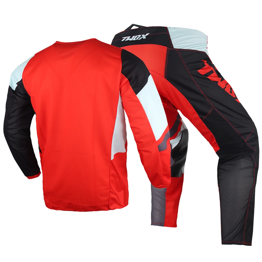Two-X 180 Xpozr Youth Kids Jersey Pants Combo Motocross Dirt Bike MX Offroad Racing Suit Motorcycle MTB SX DH Children Gear Set
