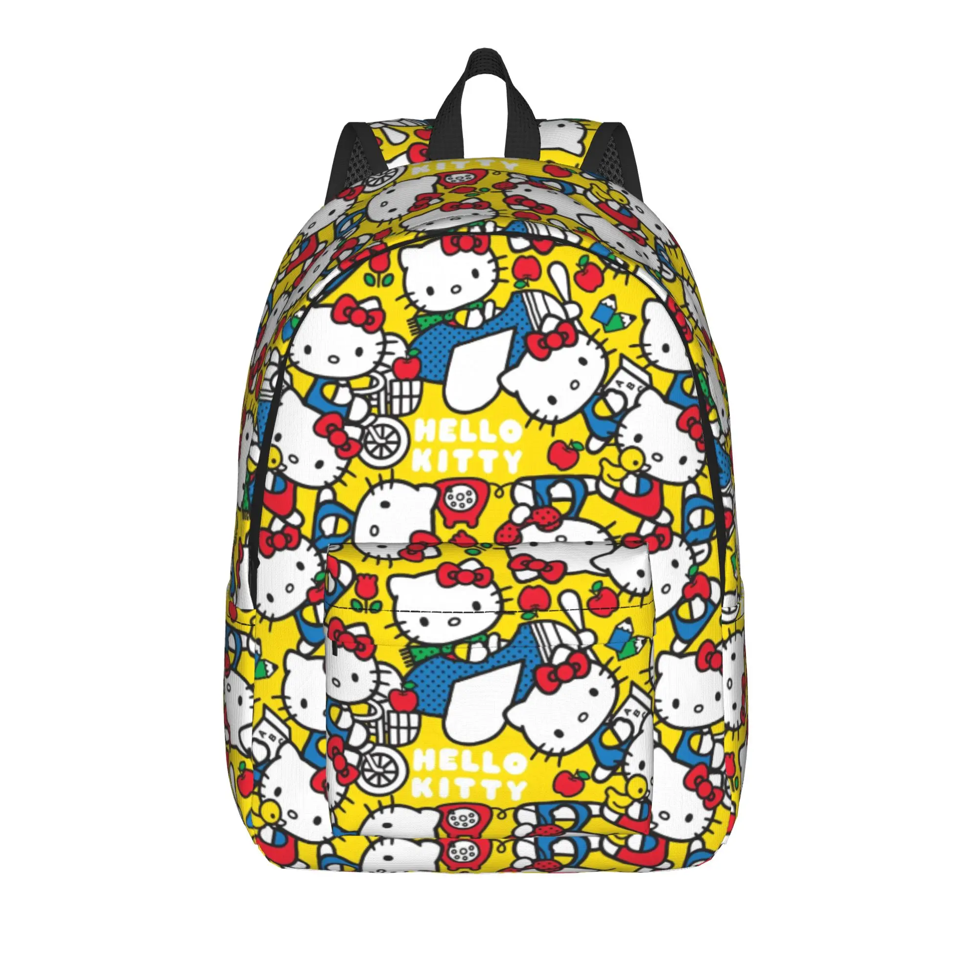 

hellos kittys Backpack for Men Women Fashion High School Work Daypack Laptop Computer Canvas Bags Outdoor