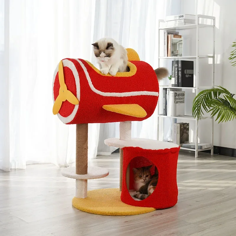 design pet toy  supply flying model Cat Scratcher Cat Climbing Tree