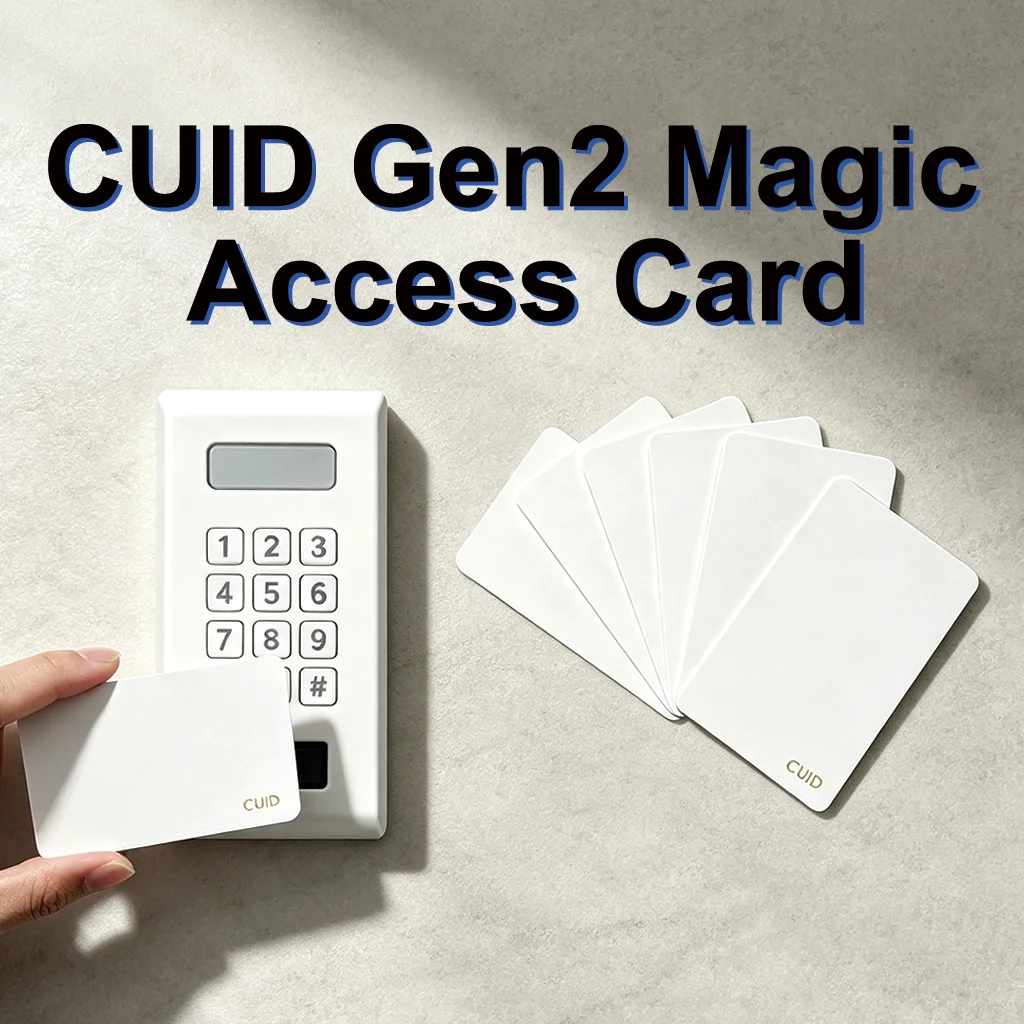 CUID Gen2 Rewritable NFC Tag 1K 13.56MHz Block 0 UID Changeable  M1 S50 Compatible for  Door Access Android MCT Access Control