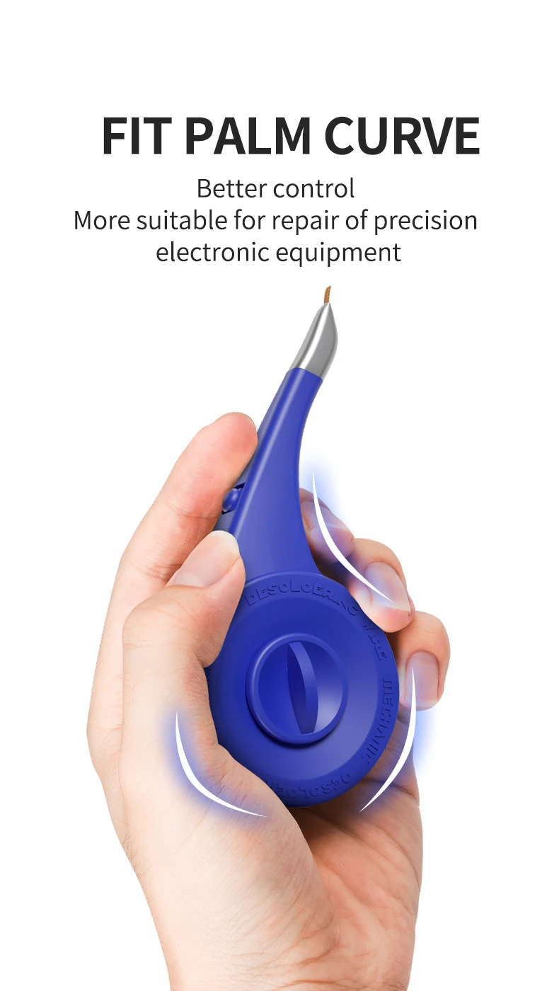 MECHANIC OFFICIAL SR20 Handle Desoldering Wick Tools  Anti Scald Tin Removal Tape For Mobile Phone Electronic BGA PCB Repair