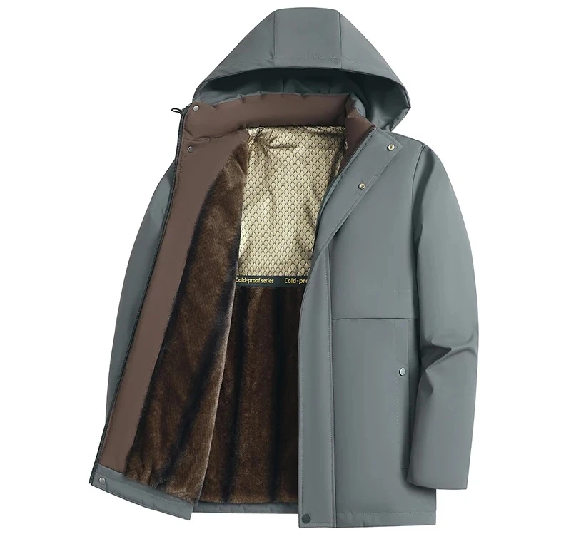 Parka de inverno masculino quente grosso puffer jaqueta casaco de algodão para baixo isolado outerwear roupas esportivas ropa hombre abrigo