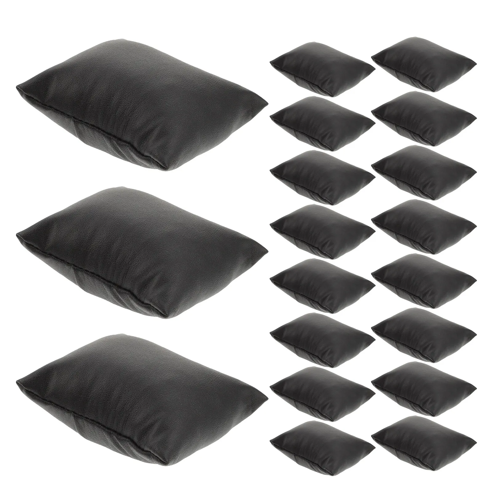 20Pcs Display Pillow PU Bracelet Jewelry Organizer Soft Cushion Holder 3.54x3.14x1.57in Watch Bangle Display Pillow