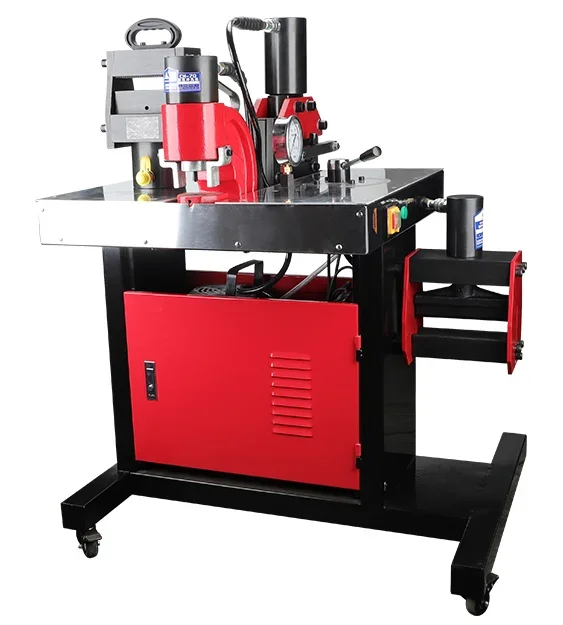 

VHB-200 China 3-in-1 Busbar Machine for Bending Cutting Punching Aluminium and Copper Busbars