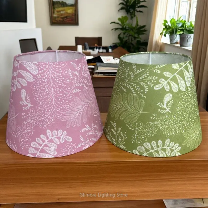 Fabric Lamp Shade for Table Floor Wall Lamps, Rustic Cloth Cover for Hotel Bedside, Lampshade for Homestay Living Room