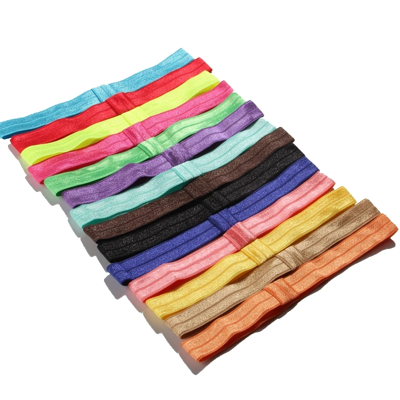 

100PCS 1.5CM Width Nylon Headband Nylon Hair Tie Elastic Band For Hair Accessories Headbands For Girls Kid Head