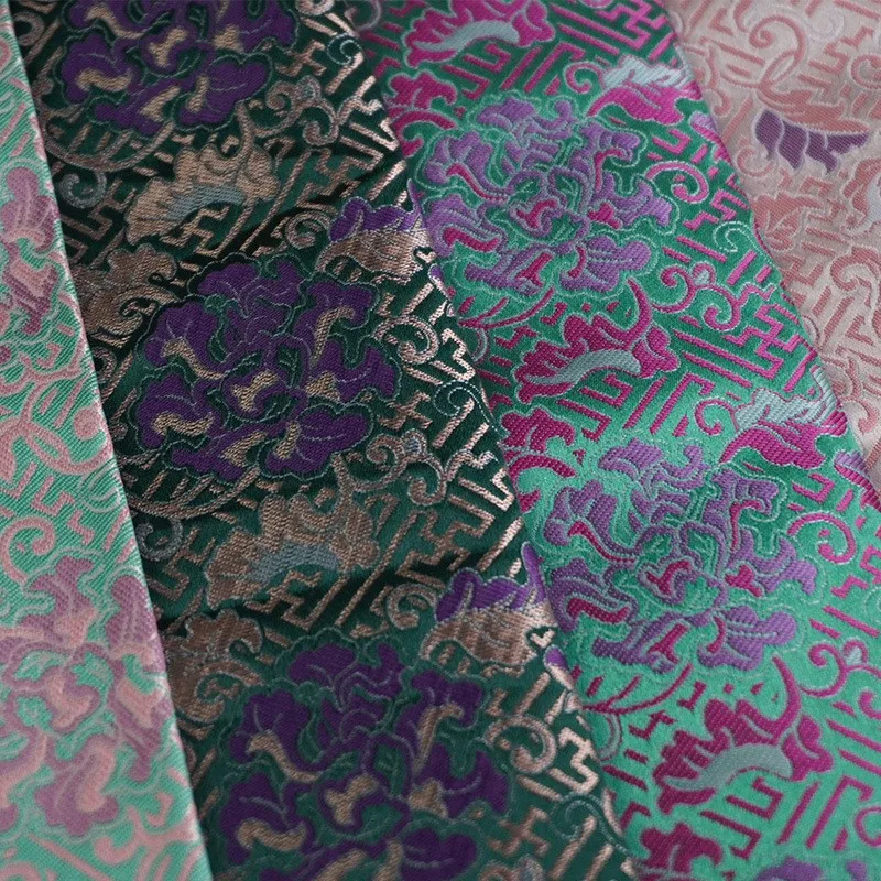 Hochpräziser gemusterter neuer Brokat-Jacquard-Stoff im chinesischen Stil für Cheongsam und Hanfu-Matching