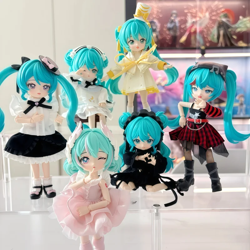 ブロキーズ-初音ミク-ビルディングブロック-ミュージックシリーズ-ブラインドボックス-diy-リロード-デスクトップデコレーション-アニメコレクタブルフィギュア-ミステリーボックス