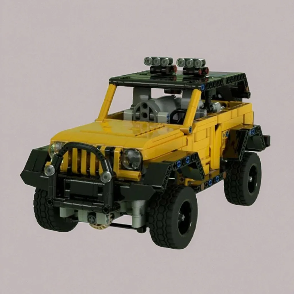 

769pcs MOC jeep wranglerss suv Cars Building Blocks Adult Christmas toy Gift collector Children's Model Construction DIY