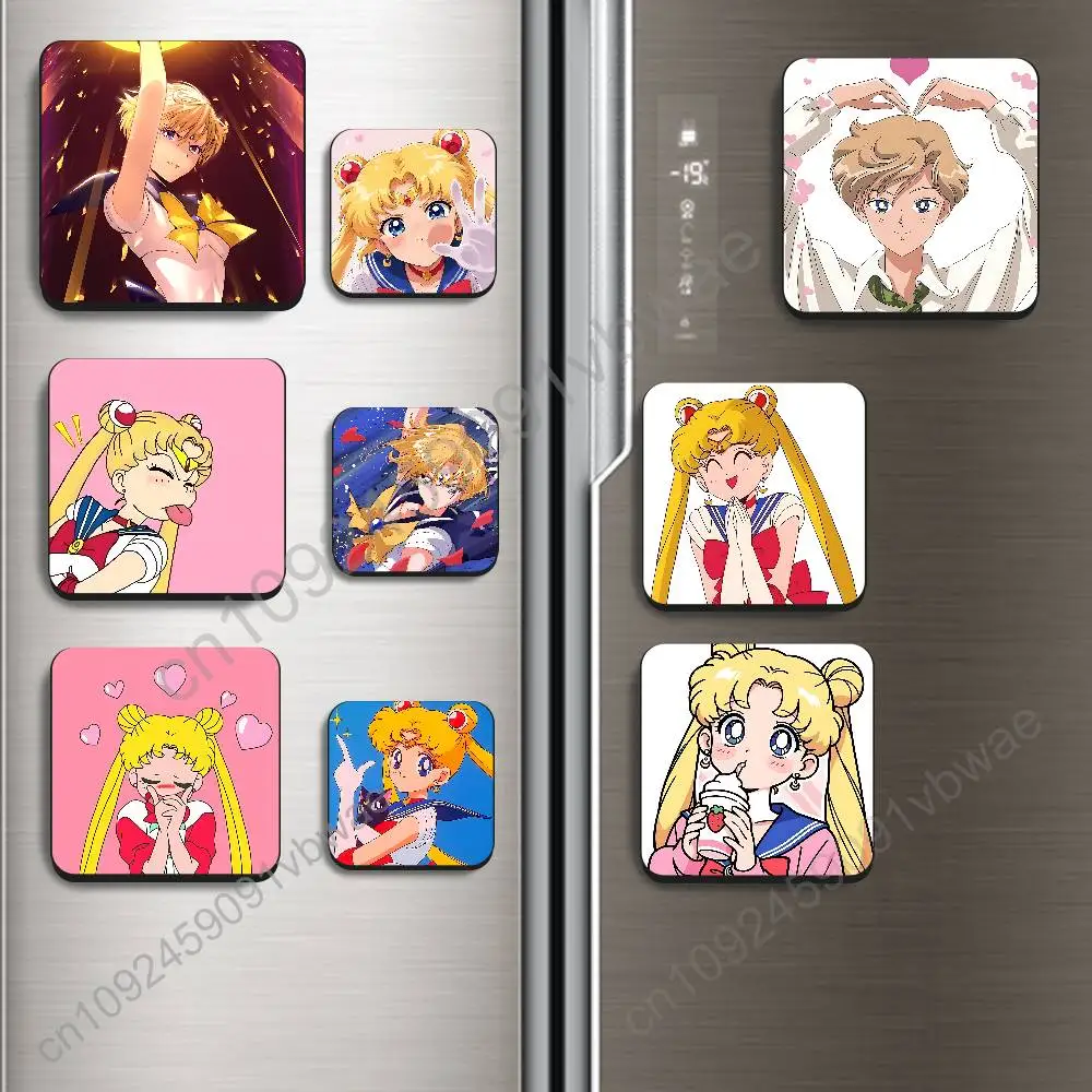 Haruka Tenoh Sailor Moon Uranus BestSelling Refrigerator Magnetic Sticker Fridge Magnets Adhesive to Metal Surfaces Leaves