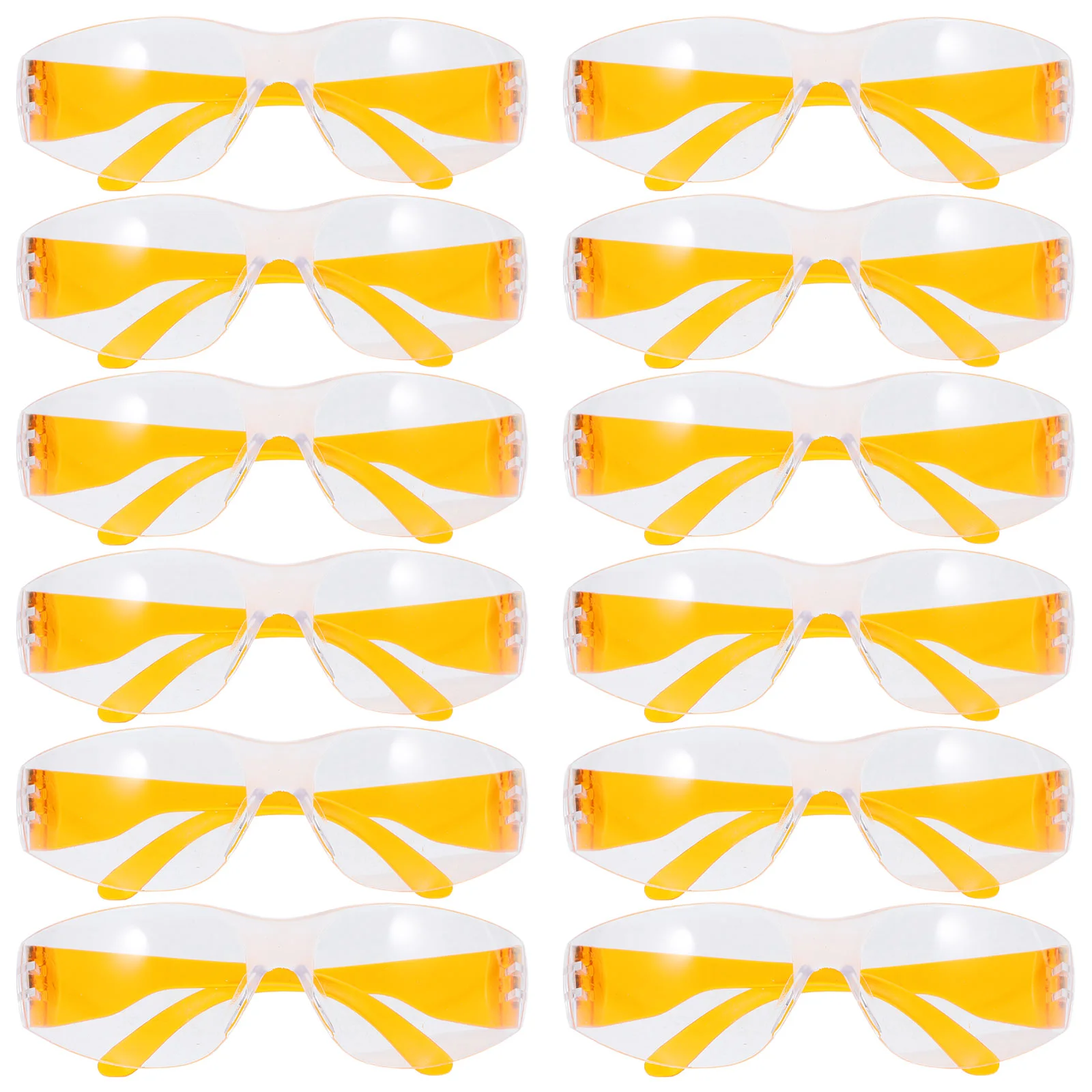 12 Pcs Children Safety Glasses Protective Eyewear Lightweight Scratch Resistant Swimming Goggles Kids Game Accessories