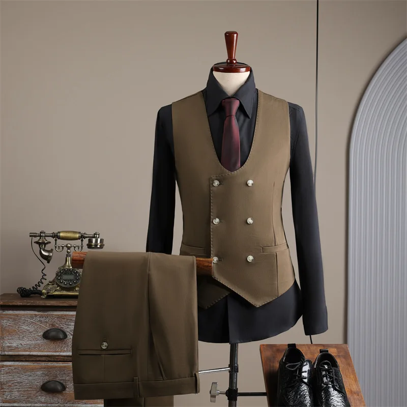 

C59 groom clothes stripes fashion temperament spring and autumn new men's suits men's suits business