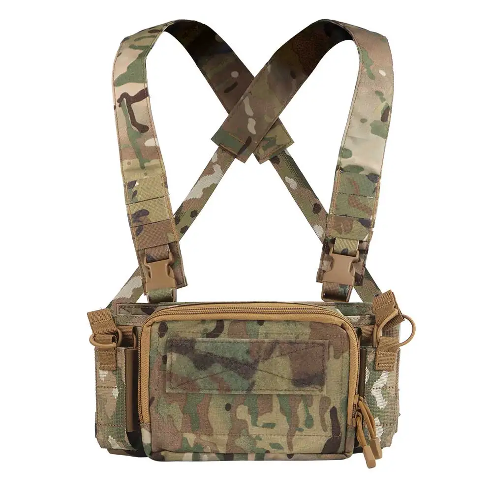 

Тактический нагрудный жилет D3CR X-Harness с быстрым сбросом для охоты, стрельбы, страйкбола, с подсумками для магазинов 5.56 и 9 мм