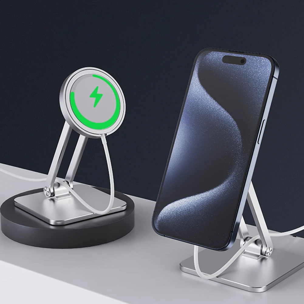 

Stand for MagSafe Charger Foldable Adjustable Desk Charging Stands Holder Wireless Charging Stand for IPhone 15 14 13 12 Pro Max