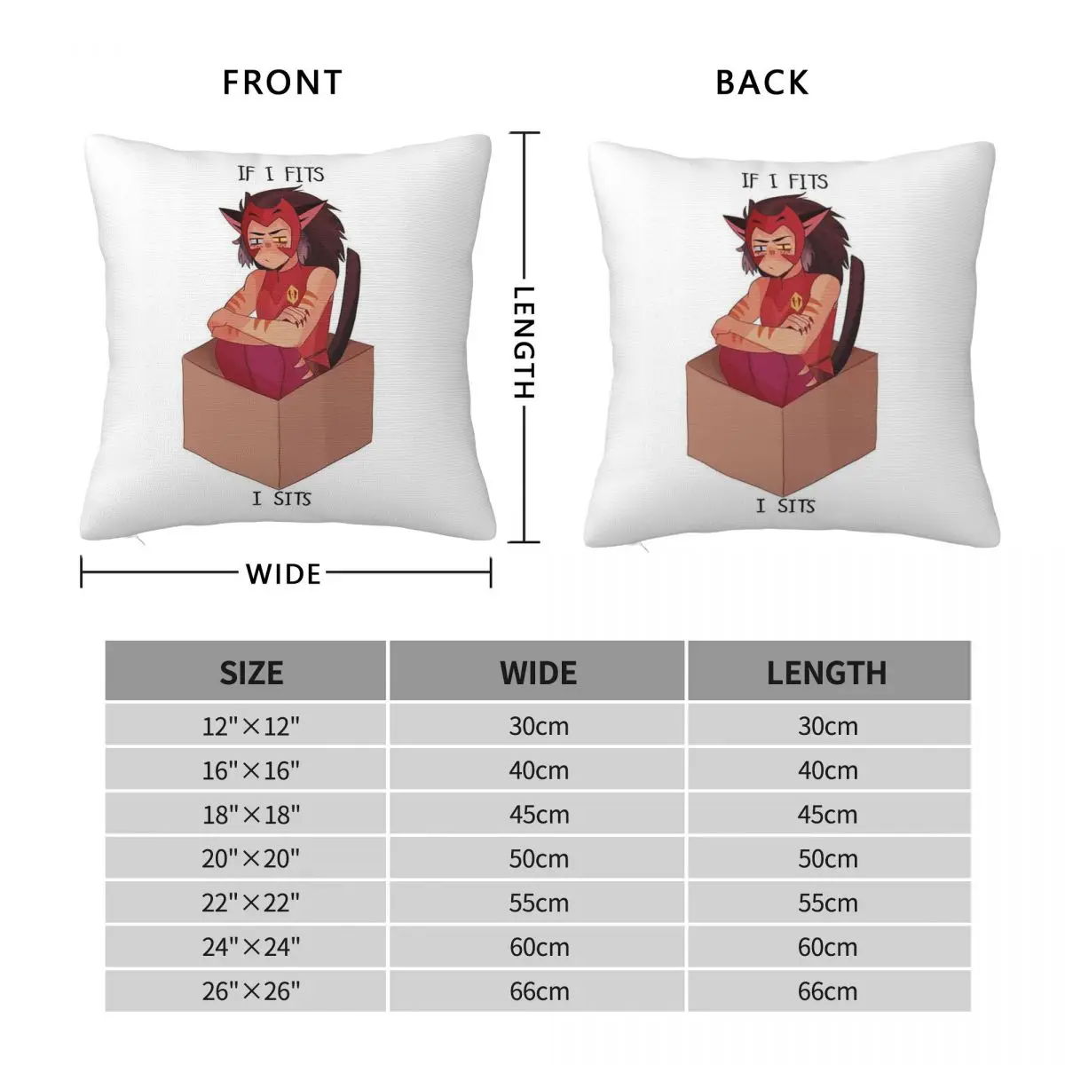 She-Ra Princess Of Power Catra Square Pillowcase Polyester Linen Velvet Pattern Zip Decor Car Cushion Cover