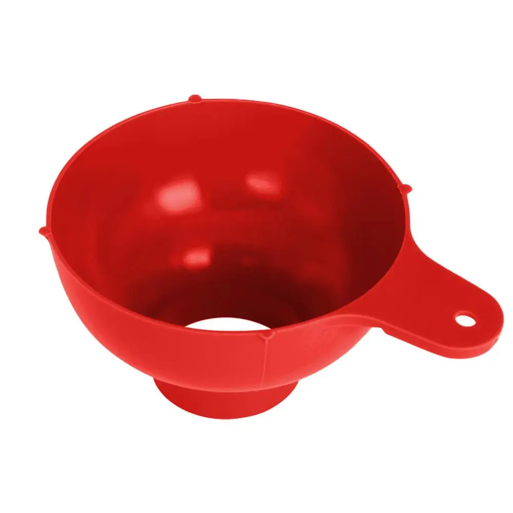 Plastic Funnel Canned Widened Mouth Funnel Jars Folding Funnel With Long Neck Liquid Filling Funnels Household Kitchen Gadget