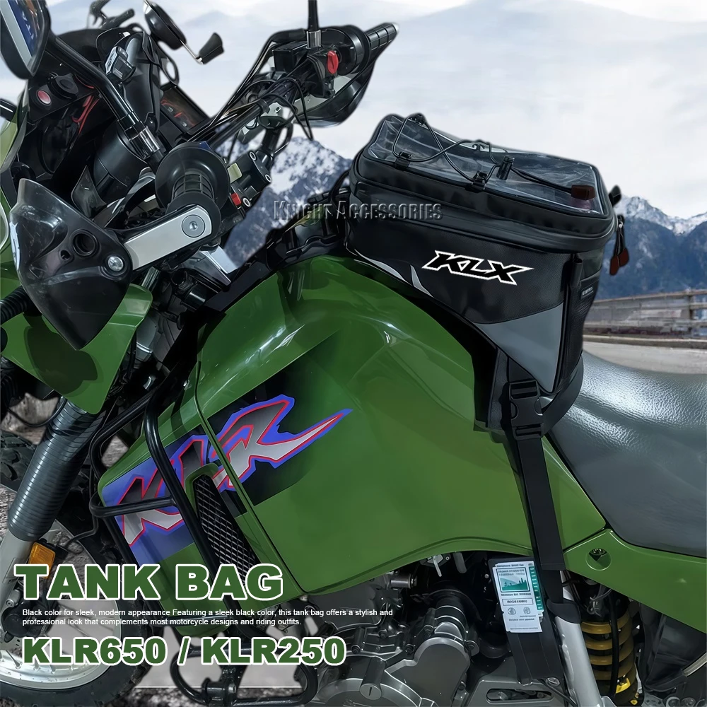 New Motorcycle Fuel Bag Mobile Tank For KLR650 KLR 650 KLR250 250 Multifunctional Oil Reservoit Package  Luggage Storage Bags