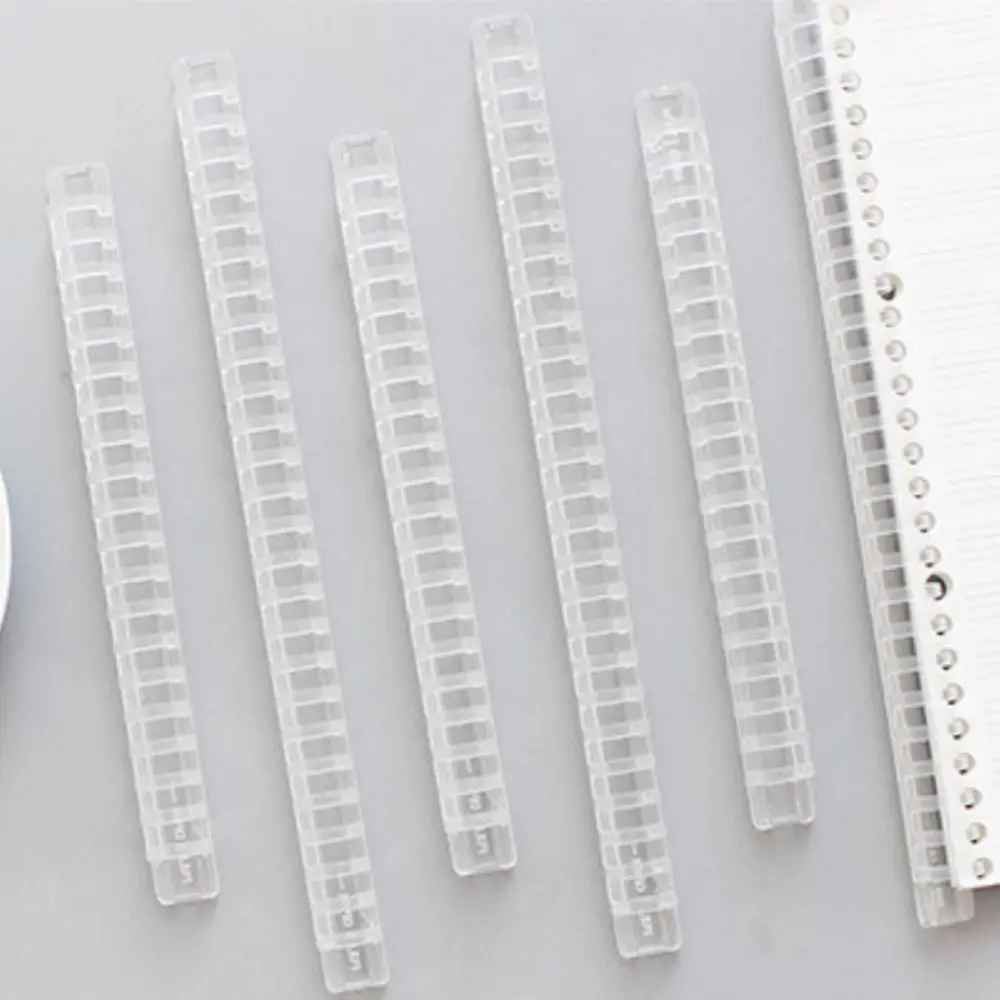 Office Accessory File Organizer Plastic Comb Bindings Binding Spines Loose Leaf Book Binder Rings Binder Circle Ring
