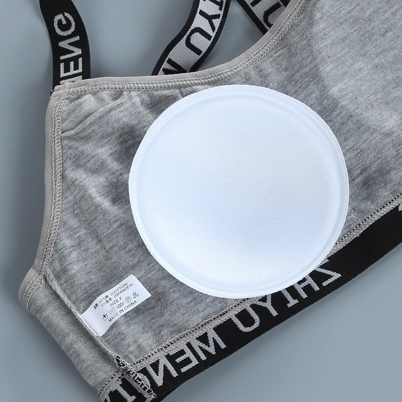 3pcs Puberty Girls Training Bras Kids Maiden Cotton Bra Underwear Teen Camisoles Tube Top Teenage Sport Bras Children\'s Lingerie