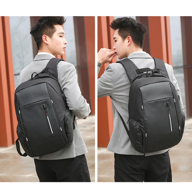 New 4 Colors Backpack Men USB Charging Waterproof 15.6 Inch Laptop Casual Oxford Male Business Bag Computer Notebook Backpacks